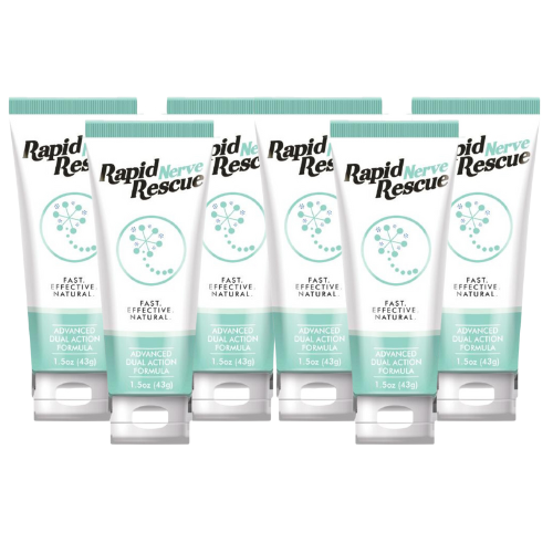 6 Bottle Pack HUGE SAVINGS - Rapid Nerve Rescue Cream